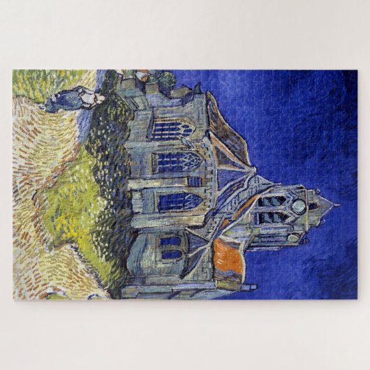 De kerk van Auvers, Van Gogh Legpuzzel (Horizontaal)