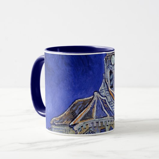 De kerk van Auvers, Van Gogh Mok (Voorkant links)