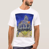 De kerk van Auvers, Van Gogh T-shirt (Voorkant)