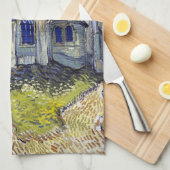 De kerk van Auvers, Van Gogh Theedoek (Quarter Fold)