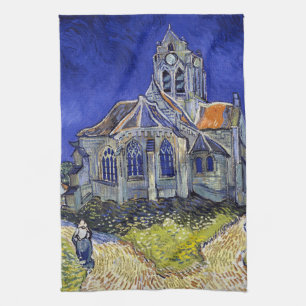 De kerk van Auvers, Van Gogh Theedoek