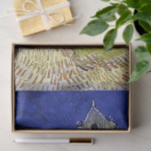 De kerk van Auvers, Van Gogh Tissuepapier (Geschenk)