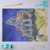 De kerk van Auvers, Van Gogh Tissuepapier (Craft)