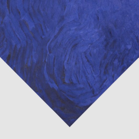 De kerk van Auvers, Van Gogh Tissuepapier (Detail)