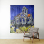 De kerk van Auvers, Van Gogh Wandkleed<br><div class="desc">Vincent Willem van Gogh (30 maart 1853 - 29 juli 1890) was een Nederlandse postimpressionist schilder die een van de beroemdste en invloedrijkste figuren in de geschiedenis van de Westerne kunst is. In iets meer dan 10 jaar creëerde hij ongeveer 2.100 kunstwerken, waaronder ongeveer 860 olieschilderijen, waarvan het grootste deel...</div>