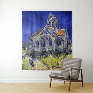 De kerk van Auvers, Van Gogh Wandkleed