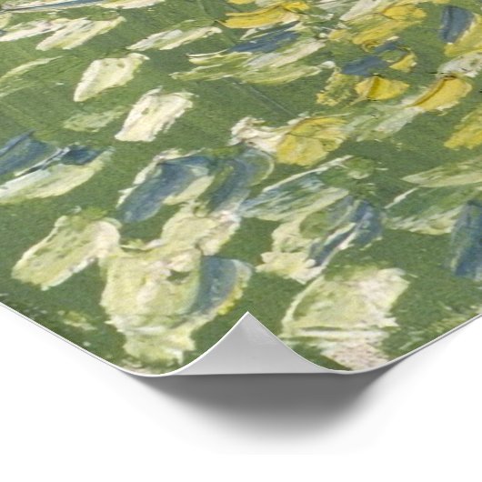 De kerk van Auvers Vincent Gogh Poster (Hoek)