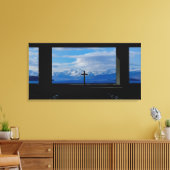 De Kerk van de Goede Herder Canvas Afdruk (Insitu (Woonkamer))