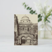 De kerk van de Heilige Sepulcher in Jeruzalem Briefkaart (Staand voorkant)