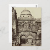 De kerk van de Heilige Sepulcher in Jeruzalem Briefkaart (Voorkant / Achterkant)