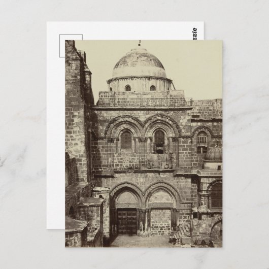 De kerk van de Heilige Sepulcher in Jeruzalem Briefkaart (Voorkant / Achterkant)