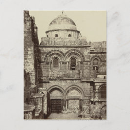De kerk van de Heilige Sepulcher in Jeruzalem Briefkaart