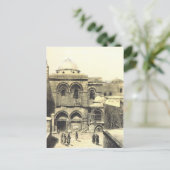 De kerk van de Heilige Sepulcher in Jeruzalem Briefkaart (Staand voorkant)