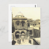 De kerk van de Heilige Sepulcher in Jeruzalem Briefkaart (Voorkant / Achterkant)