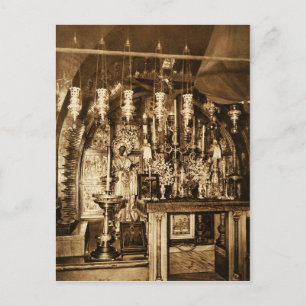 De kerk van de Heilige Sepulcher in Jeruzalem Briefkaart