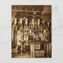 De kerk van de Heilige Sepulcher in Jeruzalem Briefkaart