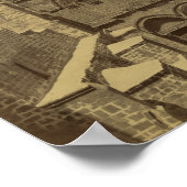 De kerk van de Heilige Sepulcher in Jeruzalem Poster (Hoek)