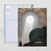 De kerk van de Heilige Sepulcher, Israël Briefkaart (Voorkant / Achterkant)