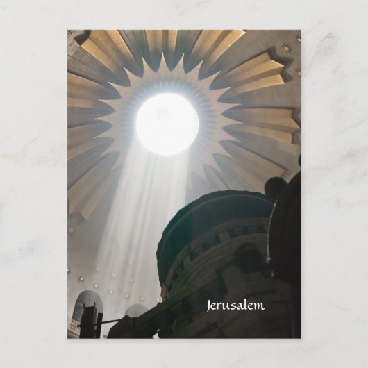 De kerk van de Heilige Sepulcher, Israël Briefkaart (Voorkant)