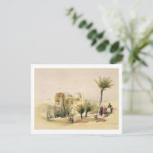 De kerk van de Heilige Sepulcher, Jeruzalem, bord  Briefkaart (Staand voorkant)