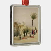 De kerk van de Heilige Sepulcher, Jeruzalem, bord  Metalen Ornament (Rechts)