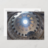 De kerk van de Heilige Sepulcher, Jeruzalem, Israë Briefkaart (Voorkant / Achterkant)