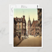 De Kerk van de Markt, Hannover, Hannover, Duitslan Briefkaart (Voorkant / Achterkant)