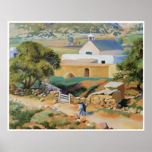 De kerk van de missie poster (Voorkant)