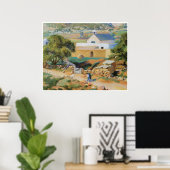 De kerk van de missie poster (Thuiskantoor)