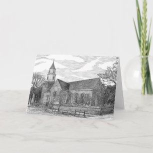 De Kerk van de Parochie van Bruton, Williamsburg, Kaart