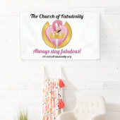 De kerk van Fabulosity promotiebanner Spandoek (Insitu)