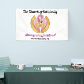 De kerk van Fabulosity promotiebanner Spandoek (Beurs)