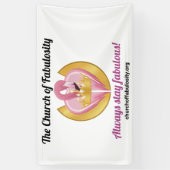 De kerk van Fabulosity promotiebanner Spandoek (Verticaal)