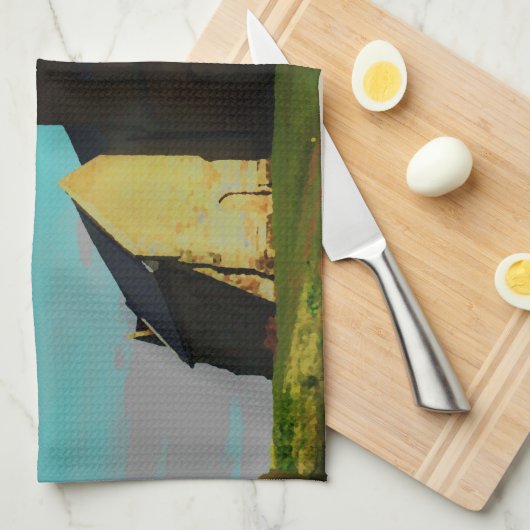 De Kerk van Hanbury Theedoek (Quarter Fold)