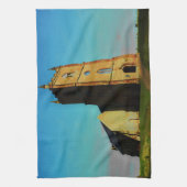 De Kerk van Hanbury Theedoek (Verticaal)