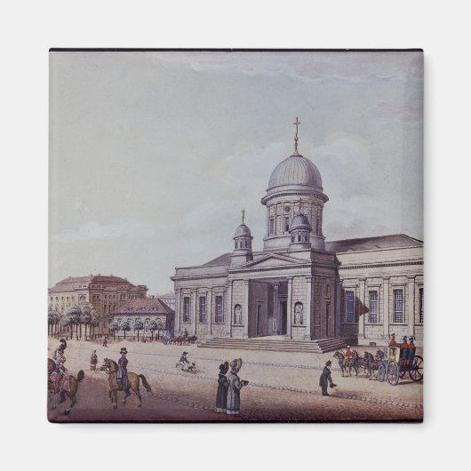 De kerk van het kasteel en de kathedraal in Berlij Magneet (Voorkant)