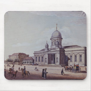 De kerk van het kasteel en de kathedraal in Berlij Muismat