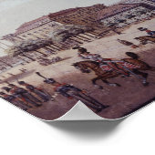 De kerk van het kasteel en de kathedraal in Berlij Poster (Hoek)
