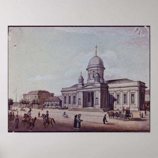 De kerk van het kasteel en de kathedraal in Berlij Poster (Voorkant)