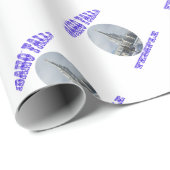 De kerk van Jezus Christus van Latter Day Saints T Cadeaupapier (Rol Hoek)