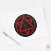 De Kerk van Lucifer - Officiële Logo Sticker (x6) (Envelop)