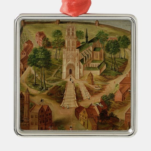 De kerk van Saint-Gery Metalen Ornament (Voorkant)