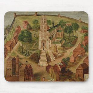De kerk van Saint-Gery Muismat