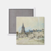 De kerk van Sainte-Catherine, Honfleur, 1864 Magneet (Voorkant / Achterkant)