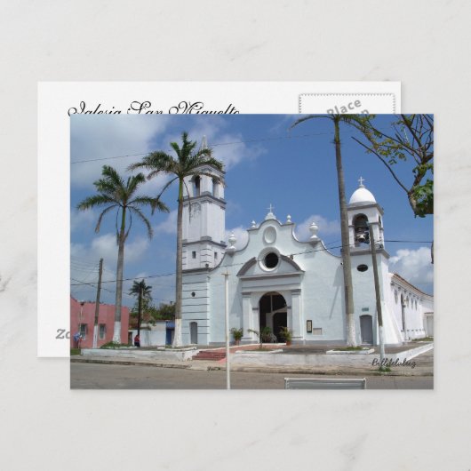 De kerk van San Miguelito Briefkaart (Voorkant / Achterkant)