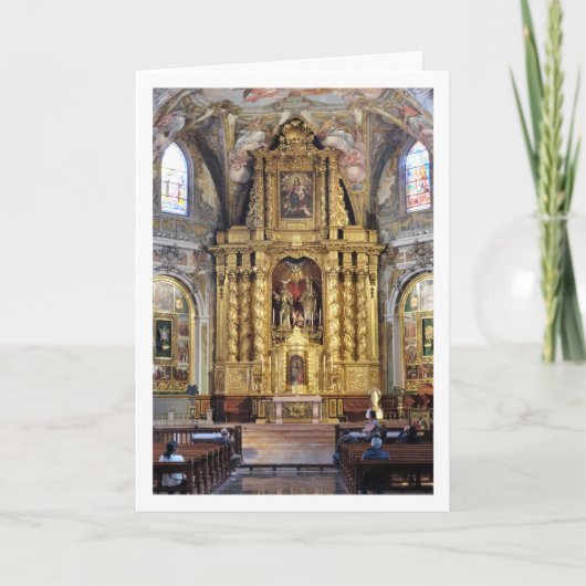 De kerk van San Nicolás, Valencia, Spanje Kaart (Voorkant)