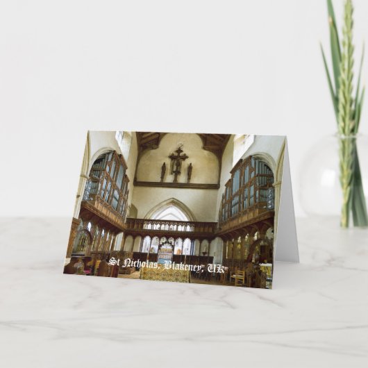 De Kerk van Sinterklaas, de lege kaart van (Voorkant)