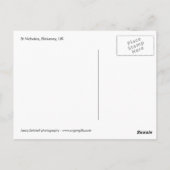 De Kerk van Sinterklaas, het briefkaart van (Achterkant)