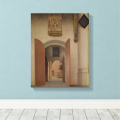 De kerk van St. Laurens, Alkmaar, 1661 Canvas Afdruk (Insitu (Houten vloer))