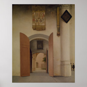 De kerk van St. Laurens, Alkmaar, 1661 Poster